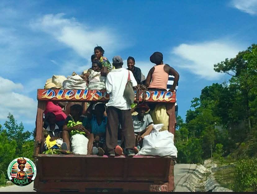 ramsa moun sou kamyon